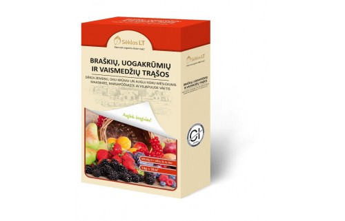 BRAŠKIŲ, UOGAKRŪMIŲ IR VAISMEDŽIŲ TRĄŠOS 1 kg